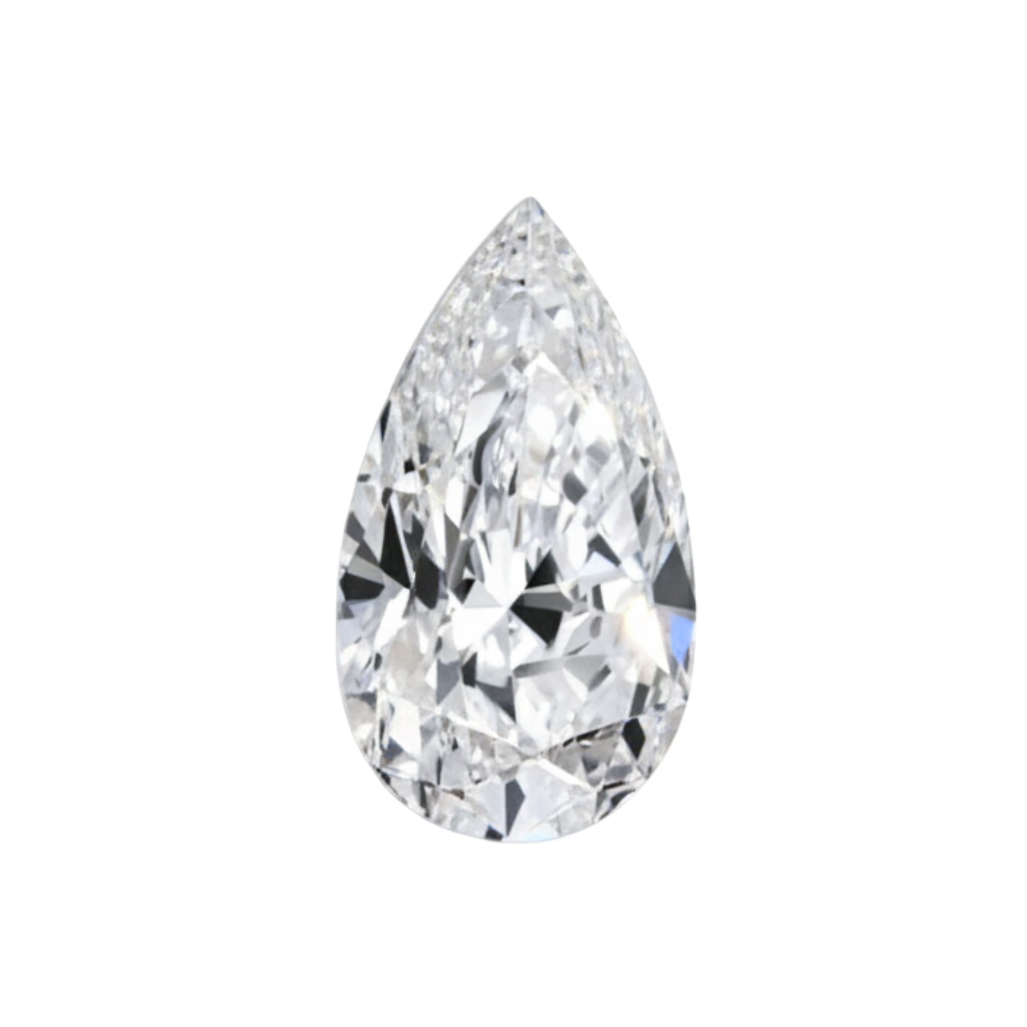 1.29カラット ペアカット D-VVS1 ラボグロウンダイヤモンド