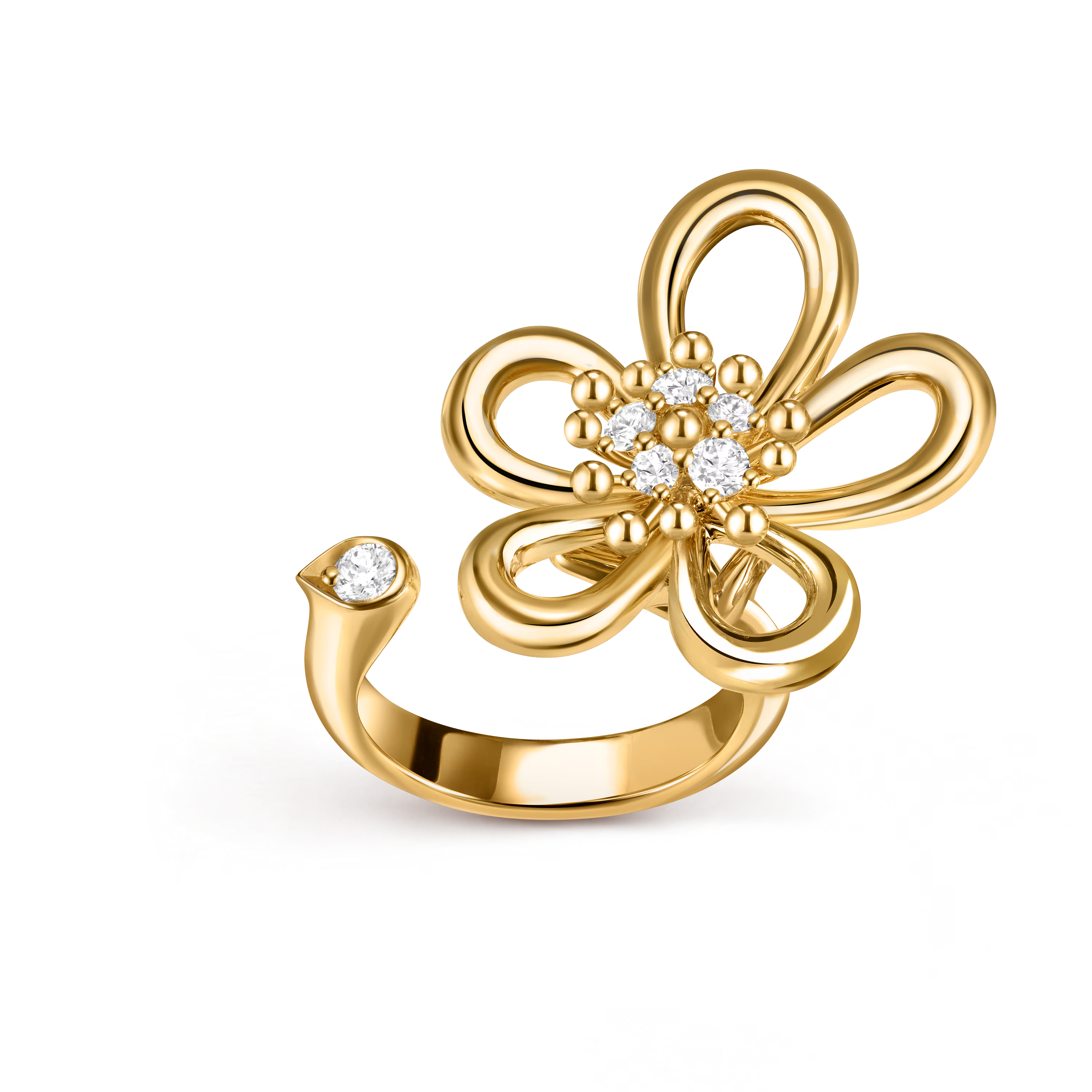 Pavé with 6-Prong Engagement